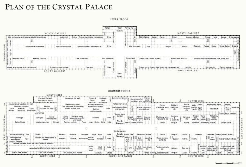 نقشه پلان قصر كريستال
